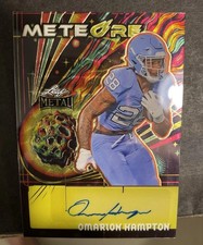Marketplace image: 2024 LEAF METAL OMARION HAMPTON METEORE PRIZM ROOKIE AUTO RC #1/1! Superfractor
