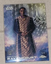Marketplace image: 2025 Topps Star Wars Chrome Superfractor 1/1 Senator Rayencourt DEBUT Acolyte