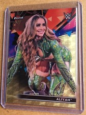 Marketplace image: 2021 Topps Finest WWE Aliyah 1/1 Superfractor Chrome