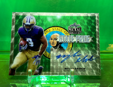 Marketplace image: #1/1 AUTO RC 2019 Myles Gaskin SUPERFRACTOR State Pride Leaf RB HUSKIES Jaguars