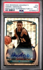 Marketplace image: 2022 Bowman Chrome University #52 Hansel Enmanuel Superfractor Auto 1/1 PSA 9