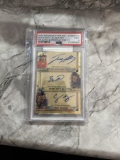 Marketplace image: 2024 Bowman Sterling SuperFractor #TRA-HWS Holliday/Witt Jr./Seager 1/1 PSA