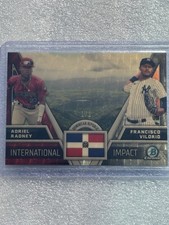 Marketplace image: 2024 Bowman Chrome Adriel Radney Francisco Vilorio Int Impact #II-6 Superfractor