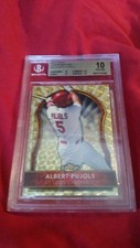 Marketplace image: BGS 10 TOPPS FINEST 2011 SUPERFRACTOR ALBERT PUJOLS 1 OF 1 WORLD SERIES! GRAIL !