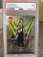 Marketplace image: 2025 WWE Finest UNDERTAKER Common SUPERFRACTOR 1/1 🔥🔥🔥🔥🔥