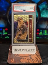 Marketplace image: 2023 Topps Finest Star Wars #FN-90 Chewbacca SUPERFRACTOR 1/1 PSA GEM MINT 10