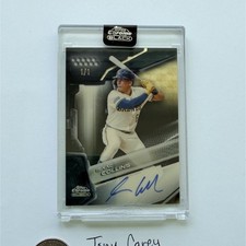 Marketplace image: Topps 2026 Chrome Black Baseball Isaac Collins Auto CBA-IC Superfractor 1/1