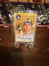 Marketplace image: 2023 TOPPS CHROME PLATINUM PAUL MOLITOR GOLD SUPERFRACTOR  1/1 MILWAUKEE BREWERS