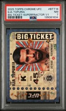 Marketplace image: 2025 TOPPS CHROME UFC BIG TICKET | SUPERFRACTOR 1/1 ILIA TOPURIA #BTT18