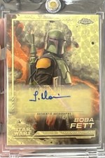 Marketplace image: 2024 Topps Chrome Star Wars Boba Fett  Auto Superfractor 1/1