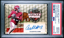 Marketplace image: 2022 Leaf Metal Draft Caleb Williams GOLD CIRCLES SUPERFRACTOR AUTO PSA 10 1/1