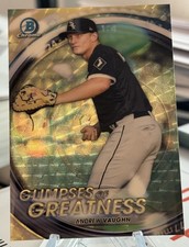 Marketplace image: TRUE 1/1 Andrew Vaughn 2020 BOWMAN CHROME GLIMPSES OF GREATNESS SUPERFRACTOR RC