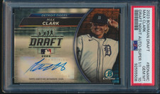 Marketplace image: PSA 10 MAX CLARK AUTO 2023 Bowman Chrome SUPERFRACTOR REFRACTOR #1/1 RC GEM MINT