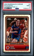 Marketplace image: 2024 Topps Chrome McDonald's All-American Kate Koval Superfractor 1/1 PSA 9 LSU