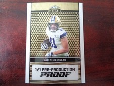 Marketplace image: 2024 Leaf Metal Jalen McMillan 1/1 Pre-Production Proof SUPERFRACTOR-BUCCANEERS