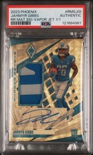 Marketplace image: 2023 Panini Phoenix Rising Jahmyr Gibbs RC PATCH AUTO RPA 1/1 Lions Superfractor