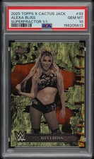 Marketplace image: 2025 TOPPS CHROME WWE X CACTUS JACK SUPERFRACTOR 1/1 #33 ALEXA BLISS 1/1 PSA 10