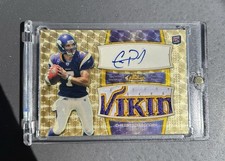 Marketplace image: 2011 Topps Finest Christian Ponder Superfractor 1/1 Rookie Patch Auto Vikings