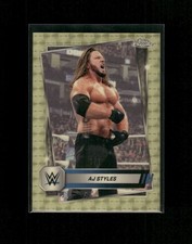 Marketplace image: 2025 Topps Chrome WWE AJ Styles #37 Superfractor 1/1