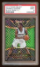 Marketplace image: Psa 9 ANDREW WIGGINS 2014 Select 1/1 Rc Black PRIZM ROOKIE SUPERFRACTOR WARRIORS