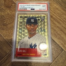 Marketplace image: 2022 Topps Chrome Platinum Luis Gil #469 SUPERFRACTOR  1/1 (RC)Yankees