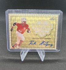 Marketplace image: 2020 LEAF PERFECT GAME BRADEN MONTGOMERY GOLD SUPERFRACTOR AUTO 1/1 WHITE SOX