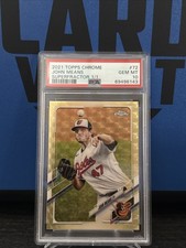Marketplace image: Superfractor 1/1 - 2021 Topps Chrome John Means PSA 10 No Hitter