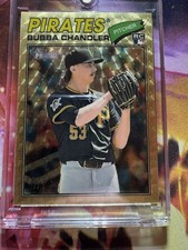 Marketplace image: 2026 Topps Heritage - Bubba Chandler #265 Chrome Gold Superfractor 1/1 (RC)