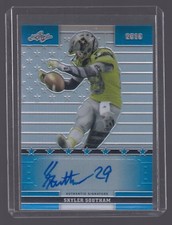 Marketplace image: 2016 Leaf Metal U.S. Army 1/1 Proof Superfractor Autograph #89 Skyler Southam RC