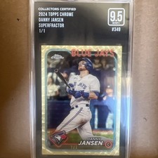Marketplace image: 2024 Topps Chrome - Danny Jansen #349 Superfractor 1/1