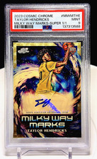 Marketplace image: Taylor Hendricks 2023 Topps Cosmic Chrome MWM RC SUPERFRACTOR 1/1  Auto (PSA 9)