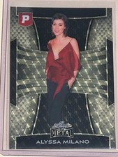 Marketplace image: #1/1 ALYSSA MILANO CHARMED ACTRESS WHO'S THE BOSS? 1/1 GOLD SUPERFRACTOR PROOF!