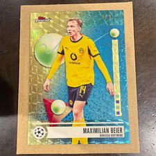 Marketplace image: 2026 Topps Finest UEFA Maximilian Beier Borussia Dortmund #58 Superfractor 1/1