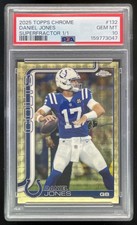 Marketplace image: 2025 Topps Chrome SuperFractor #132 Daniel Jones 1/1 PSA 10