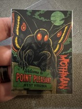 Marketplace image: 1/1 Trading Card SSP Mothman Cryptid Horror Art Card NM Superfractor