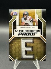 Marketplace image: 2025 1/1 LEAF PRO SET "E" LANORRIS SELLERS SUPERFRACTOR GOLD PRE PRODUCTION