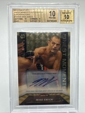 Marketplace image: Mike Swick 2013 Finest Moments Superfractor 1/1 Auto BGS-10 UFC- S-570