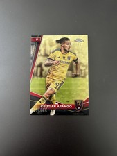 Marketplace image: 2024 Topps Chrome MLS SUPERFRACTOR Cristian Arango 1/1 Real Salt Lake #160