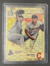 Marketplace image: 2018 Bowman Draft Chrome "RV" KRIS BUBIC & Torres Superfractor 1/1 RC Dodgers