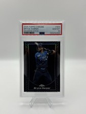 Marketplace image: Topps 2025 Chrome Bryce Harper Shadow Etch SuperFractor #SE-4 Phillies