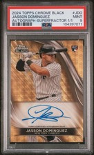 Marketplace image: 2024 Topps Chrome Black Jasson Dominguez Superfractor Rookie Auto 1/1 Yankees