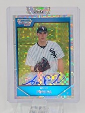 Marketplace image: 2007 Bowman Chrome AARON POREDA Silver Superfractor AUTO #'d /225 WHITE SOX