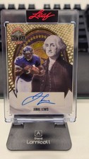 Marketplace image: 2026 Leaf Metal President's Day Red Shimmer Jamal Lewis 1/1 Auto Superfractor