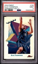 Marketplace image: Klay Thompson 2024 Topps Finest SUPERFRACTOR 1/1 PSA 9 MINT Warriors True 1 OF 1
