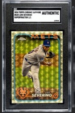 Marketplace image: 2024 Topps Chrome - Luis Severino Superfractor 1/1