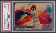 Marketplace image: 2024 TOPPS CHROME L BRYCE HARPER HELIX SUPERFRACTOR CASE HIT SSP 1/1 PSA 10 CARD