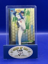 Marketplace image: 2026 Topps Finest Roki Sasaki Gold Superfractor 1/1 Los Angeles Dodgers