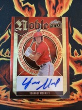 Marketplace image: 2023 YOHANDY MORALES LEAF NOBLE SUPERFRACTOR AUTO 1/1