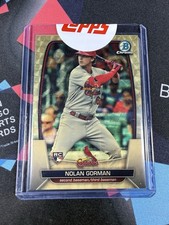 Marketplace image: 2023 Bowman Chrome Nolan Gorman Superfractor True RC 1/1 Topps Sealed
