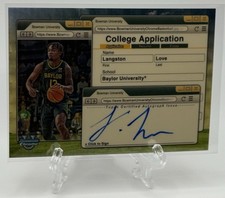 Marketplace image: Langston Love 2024-25 Bowman U University Chrome SuperFractor On-Card Auto 1/1!